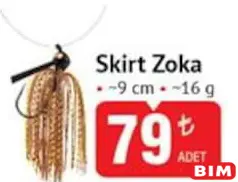 North Pacific Skirt Zoka 9 cm 16 g North Pacific Skirt Zoka 9 cm 16 g - BİM'de 79,00 TL