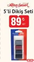 Altın Başak 5'li Dikiş Seti Altın Başak 5'li Dikiş Seti - BİM'de 89,00 TL