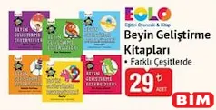 Eolo Beyin Geliştirme Kitapları Eolo Beyin Geliştirme Kitapları - BİM'de 29,00 TL