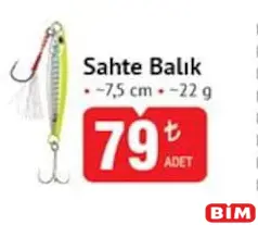 North Pacific Sahte Balık 7,5 cm 22 g North Pacific Sahte Balık 7,5 cm 22 g - BİM'de 79,00 TL