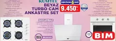 Kumtel Beyaz Turbo Cam Ankastre Set Kumtel Beyaz Turbo Cam Ankastre Set - BİM'de 9.450,00 TL