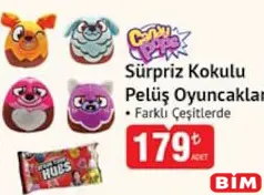 Candy Pops Süpriz Kokulu Peluş Oyuncaklar Candy Pops Süpriz Kokulu Peluş Oyuncaklar - BİM'de 179,00 TL