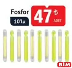 North Pacific Fosfor 10'lu North Pacific Fosfor 10'lu - BİM'de 47,00 TL