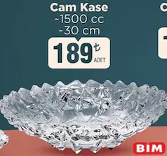 Glass in Love Cam Kase 1500 cc 30 cm Glass in Love Cam Kase 1500 cc 30 cm - BİM'de 189,00 TL