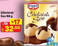 Dr. Oetker Çikolatalı Sos 98 g - A101'de 32,50 TL