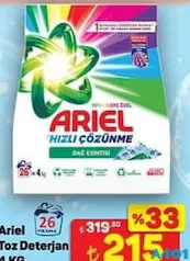 Ariel Toz Deterjan 4 kg - A101'de 215,00 TL