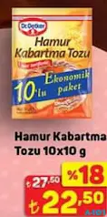 Dr. Oetker 10'lu Hamur Kabartma Tozu 10x10 g - A101'de 22,50 TL