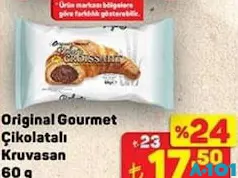 Original Gourmet Çikolatalı Kruvasan 60 g - A101'de 17,50 TL