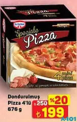 Dr. Oetker Dondurulmuş Pizza 4'lü 676 g - A101'de 199,00 TL