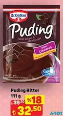 Dr. Oetker Bitter Çikolatalı Puding 111 g - A101'de 32,50 TL