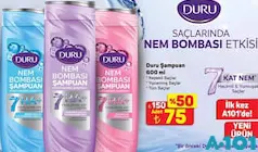 Duru Şampuan Çeşitleri 600 ml - A101'de 75,00 TL