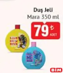 Mara Wake Up Coco Duş Jeli 350 ml Mara Wake Up Coco Duş Jeli 350 ml - BİM'de 79,00 TL