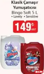 Bingo Soft Yumuşatıcı 50 Yıkama 5 lt Bingo Soft Yumuşatıcı 50 Yıkama 5 lt - BİM'de 149,00 TL