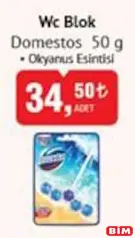 Domestos Wc Blok 50 g Domestos Wc Blok 50 g - BİM'de 34,50 TL