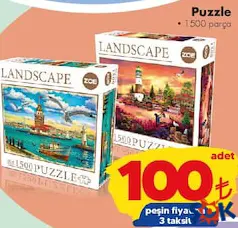 Puzzle 1500 Parça aktüel ürünü Puzzle 1500 Parça - ŞOK'da 100,00 TL
