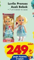 Gokidy Oyuncak Luvlie Prenses Asalı Bebek aktüel ürünü Gokidy Oyuncak Luvlie Prenses Asalı Bebek - ŞOK'da 249,00 TL