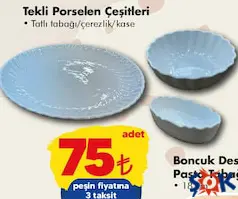 Tekli Porselen Çeşitleri aktüel ürünü Tekli Porselen Çeşitleri - ŞOK'da 75,00 TL