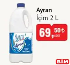 İçim Ayran 2 l - BİM'de 69,50 TL