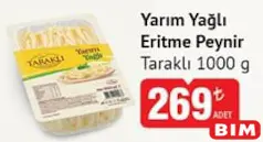 Taraklı Yarım Yağlı Eritme Peynir 1000 g - BİM'de 269,00 TL