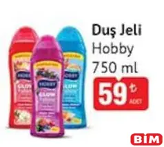 Hobby Duş Jeli 750 ml - BİM'de 59,00 TL