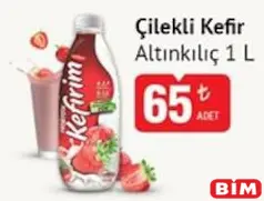 Altınkılıç Çilekli Kefir 1 L - BİM'de 65,00 TL