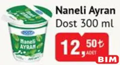 Dost Naneli Ayran 300 ml - BİM'de 12,50 TL