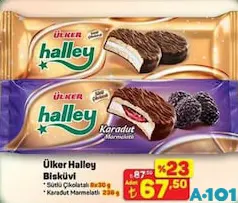 Ülker Halley Bisküvi - A101'de 67,50 TL