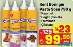 Kent Boringer Pasta Sosu 750 g - A101'de 99,50 TL