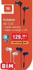 JBL Kulaklık Jbl C50