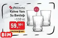 Paşabahçe Kahve Yanı Su Bardağı Paşabahçe Kahve Yanı Su Bardağı