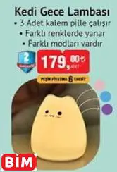 Starcom Kedi Gece Lambası Starcom Kedi Gece Lambası