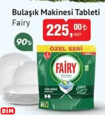 Fairy Bulaşık Makinesi Tableti