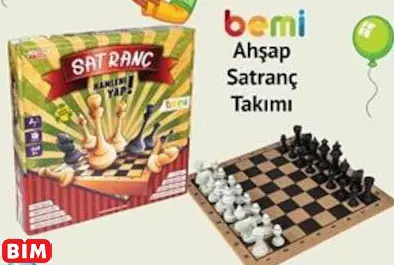 Bemi Ahşap Satranç Takımı