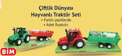 Çiftlik Dünyası Hayvanlı Traktör Seti