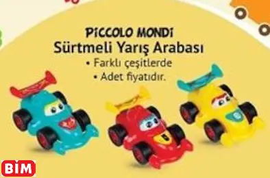 Piccolo Mondi Sürtmeli Yarış Arabası