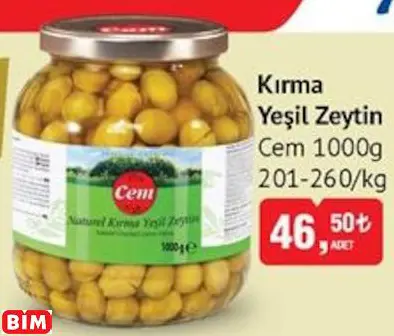 Cem Kırma Yeşil Zeytin