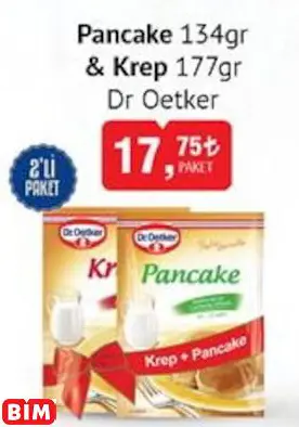 Dr Oetker Pancake 134Gr & Krep 177Gr
