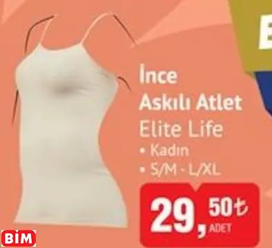 Elite Life İnce Askılı Atlet