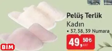 Pelüş Terlik Kadın