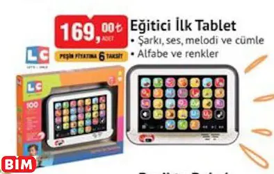 LC Eğitici İlk Tablet