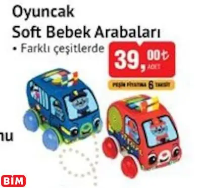 Oyuncak  Soft Bebek Arabaları