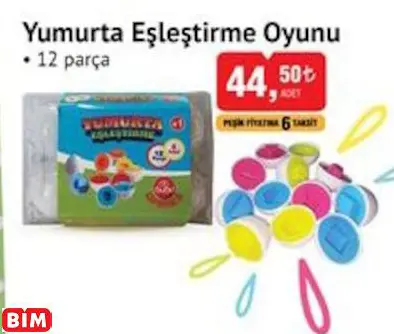 Yumurta Eşleştirme Oyunu