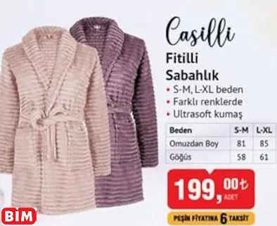 Casilli Fitilli Sabahlık