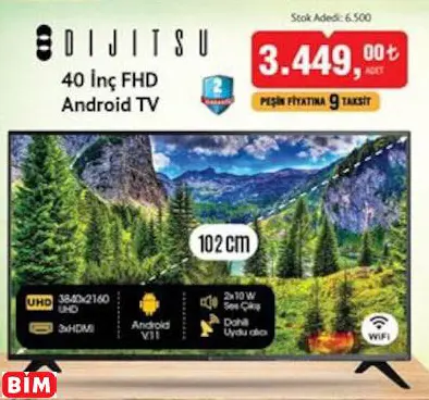 Dijitsu 40 İnç FHD Android TV Dijitsu 40 İnç FHD Android TV