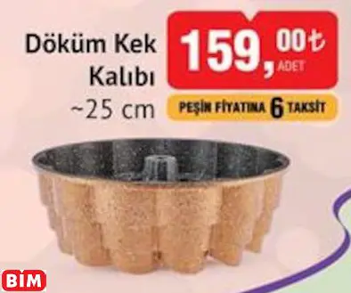 Emsan Döküm Kek Kalıbı  ~25 cm