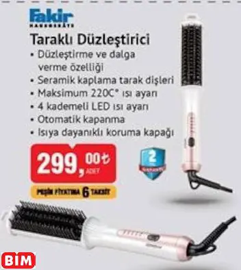 Fakir Taraklı Düzleştirici