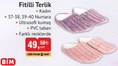 Fitilli Terlik