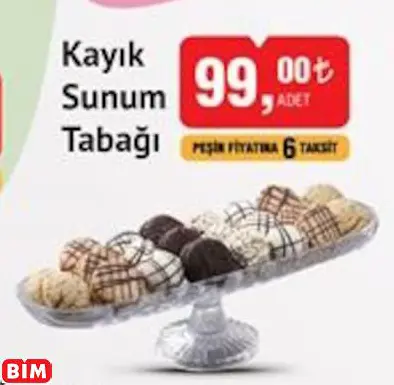 Kayık Sunum Tabağı