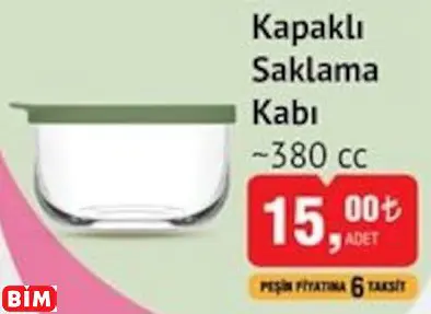 Lav Kapaklı Saklama Kabı