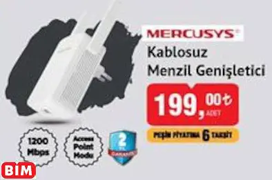 Mercusys Kablosuz Menzil Genişletici